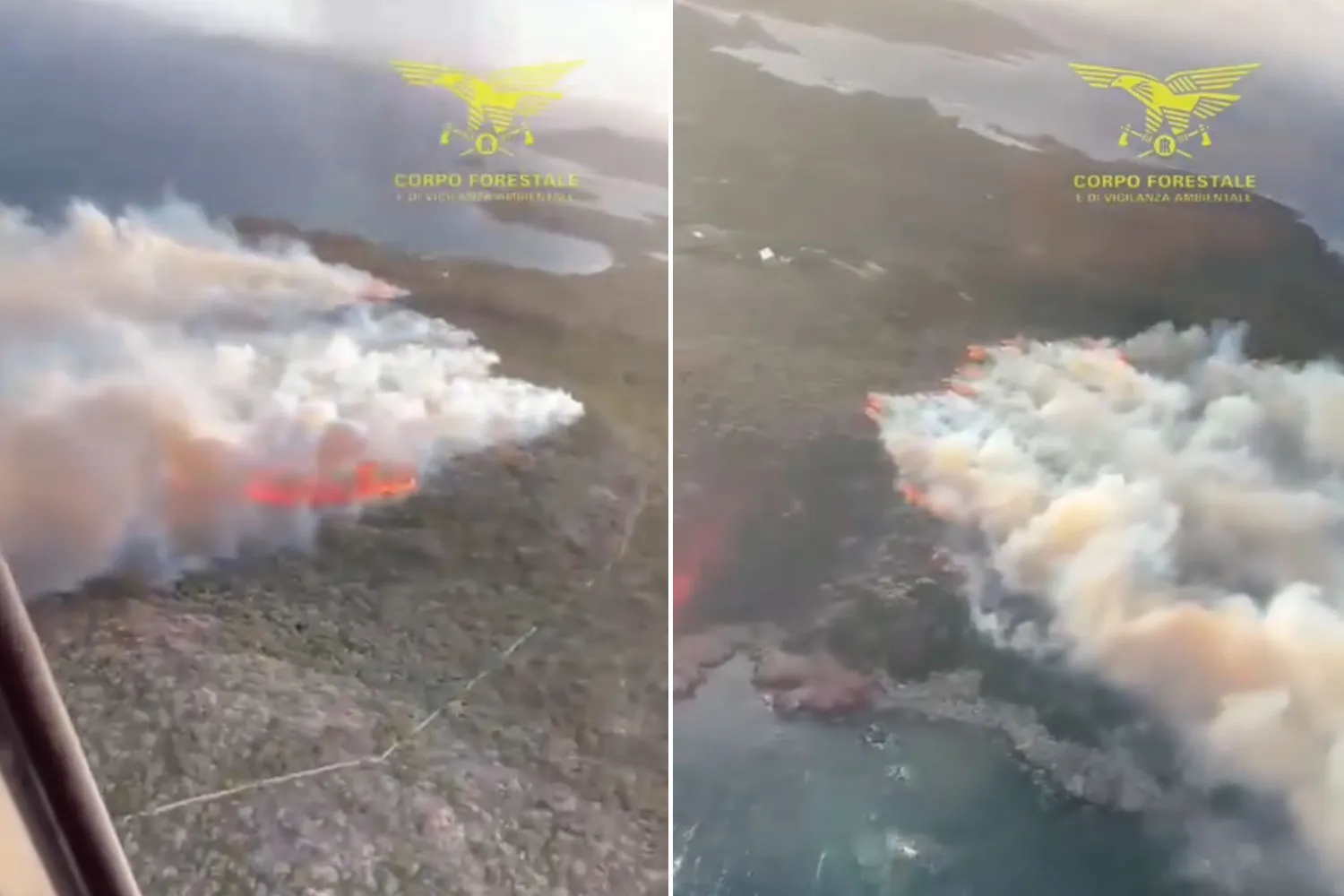 Vasto incendio sull'Isola di Santa Maria, nell'Arcipelago della Maddalena: distrutti 5 ettari di macchia mediterranea