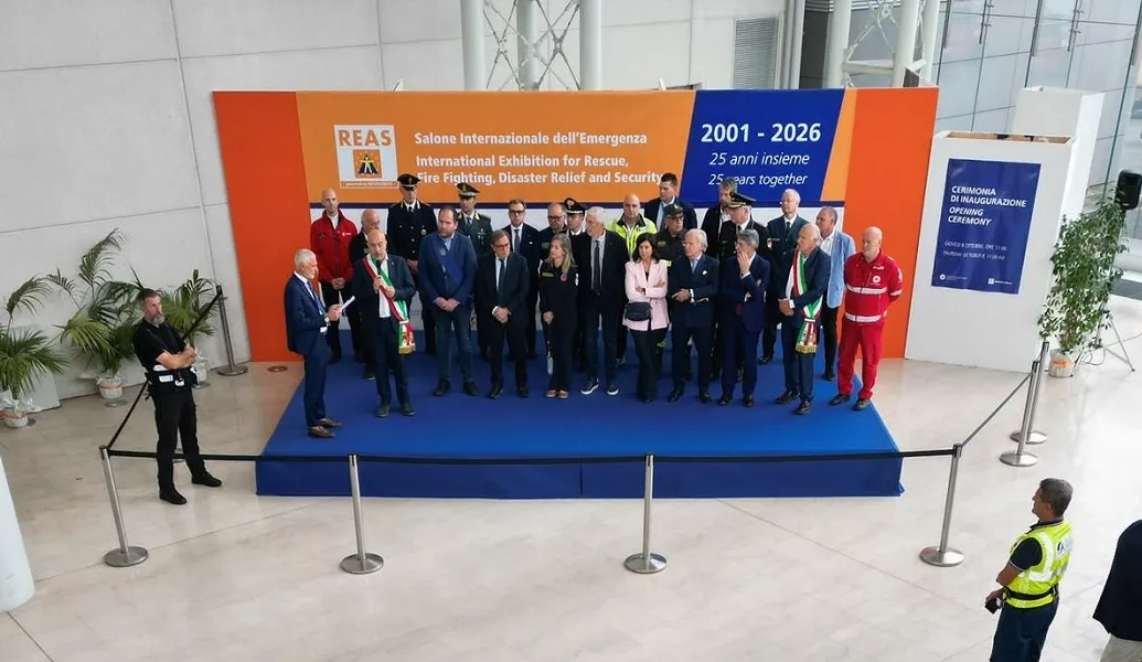 REAS 2026: inaugurato il 25° salone internazionale dell’emergenza